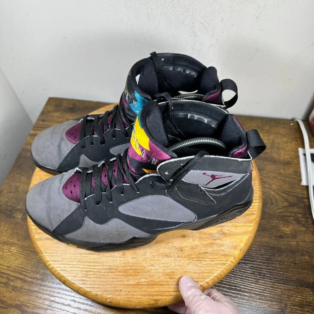 Nike Air Jordan 7 Retro Bordeaux 2015 Mens Size 12 Black Graphite 304775-034